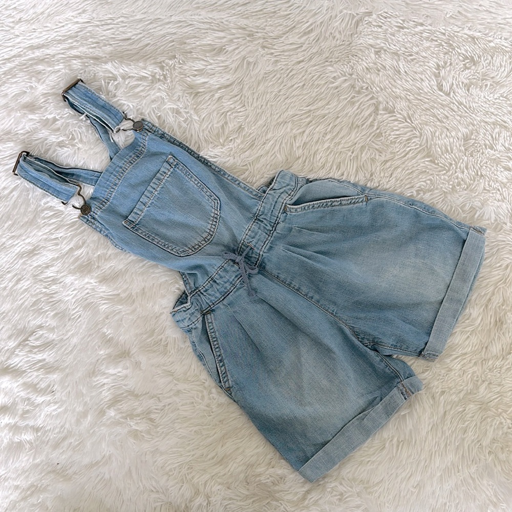 Cat & Jack Denim Overall Shorts